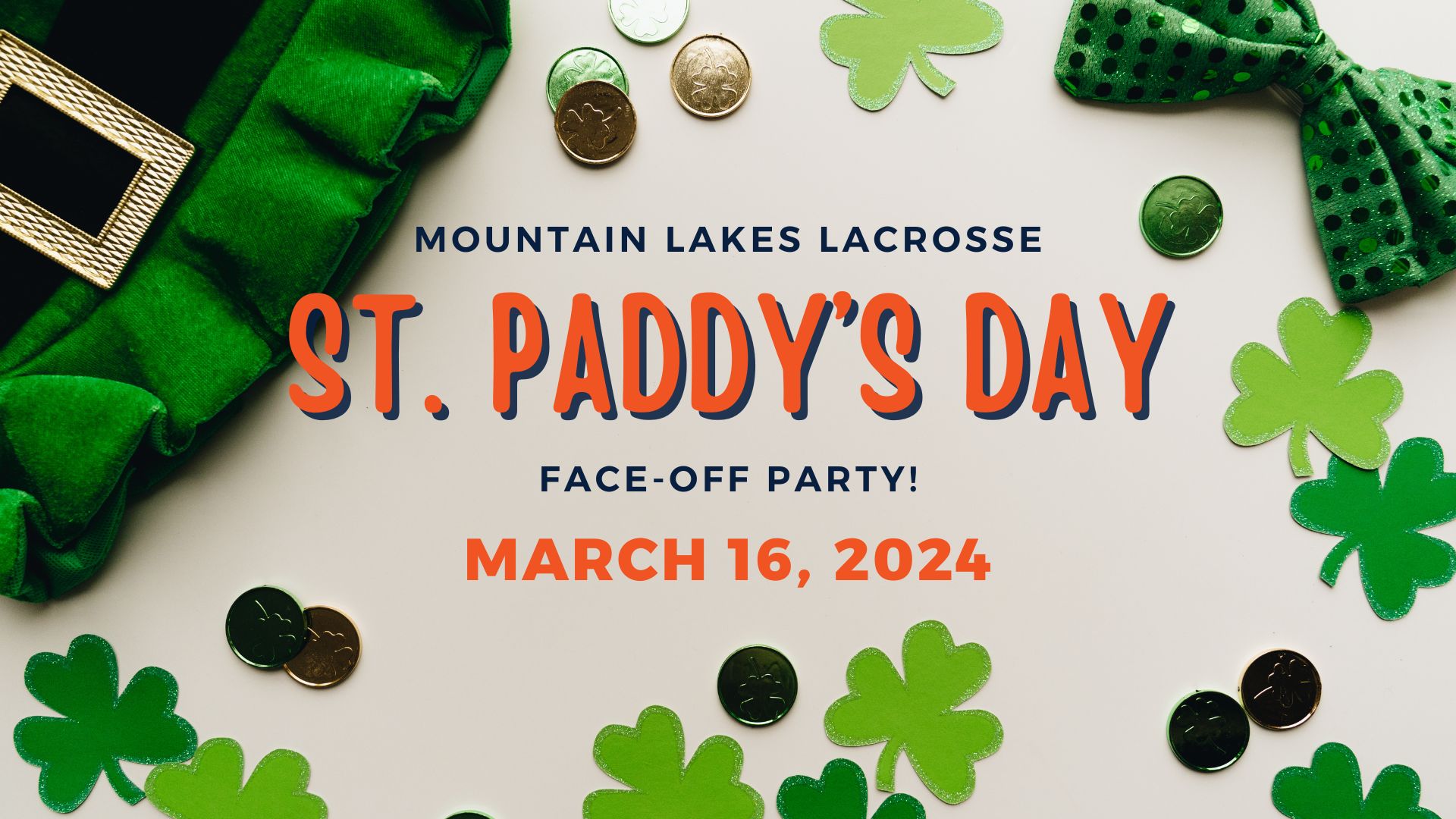 Mountain Lakes Lacrosse St. Paddy's Day Face-off Party